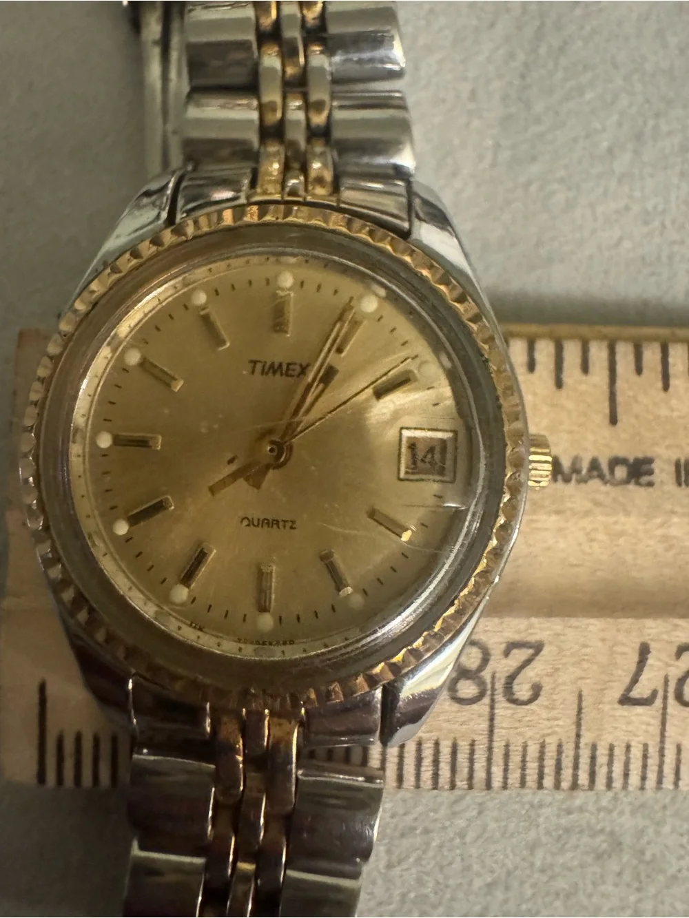 Timex Two-Tone Gold and Silver Women's Watch